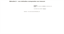 Desktop Screenshot of melodie.fr